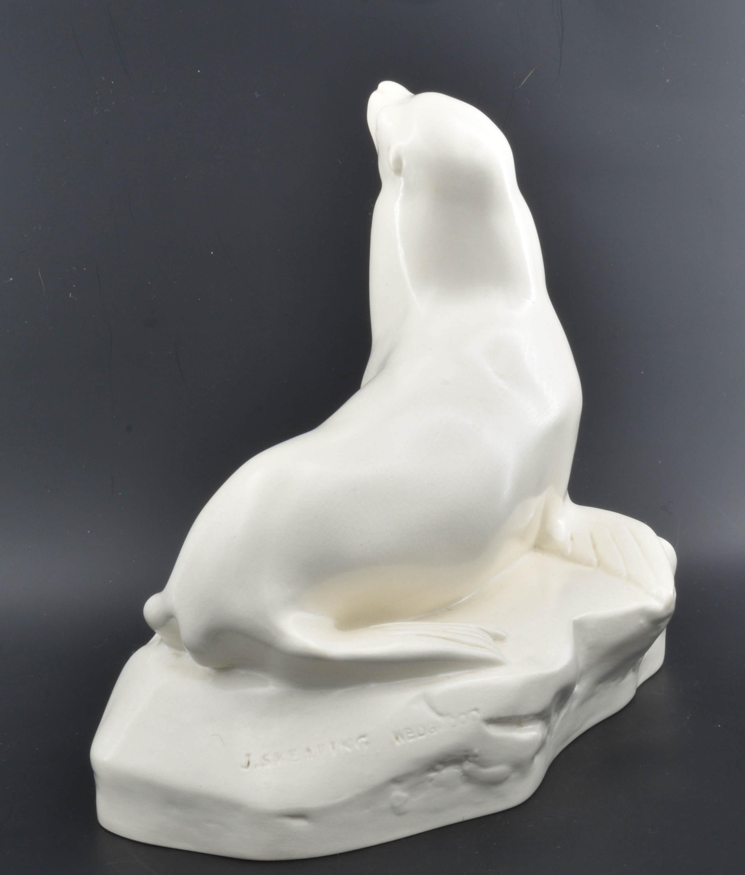 British Sea Lion, by John Skeaping. Wedgwood C1925. For Sale
