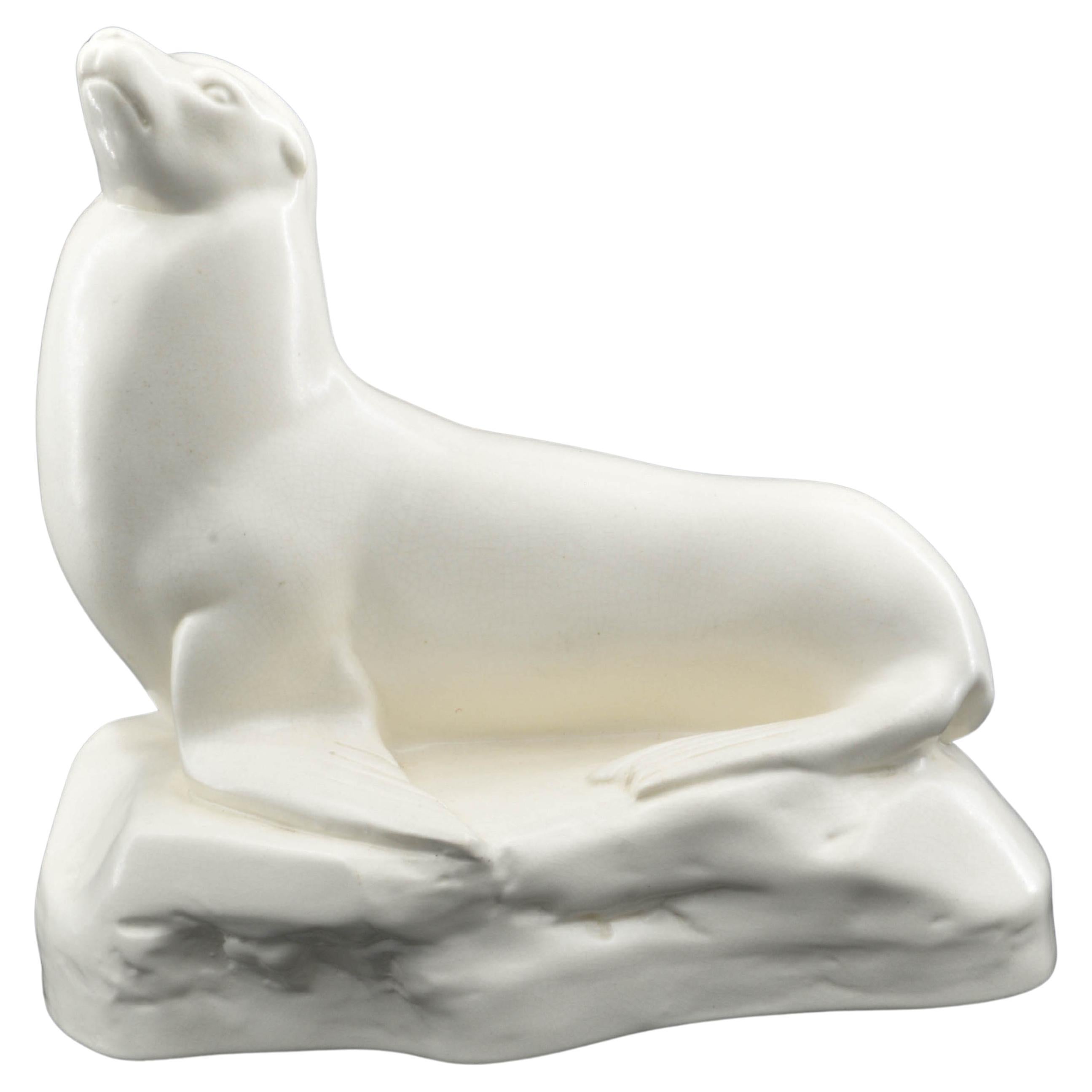 Sea Lion, by John Skeaping. Wedgwood C1925. For Sale