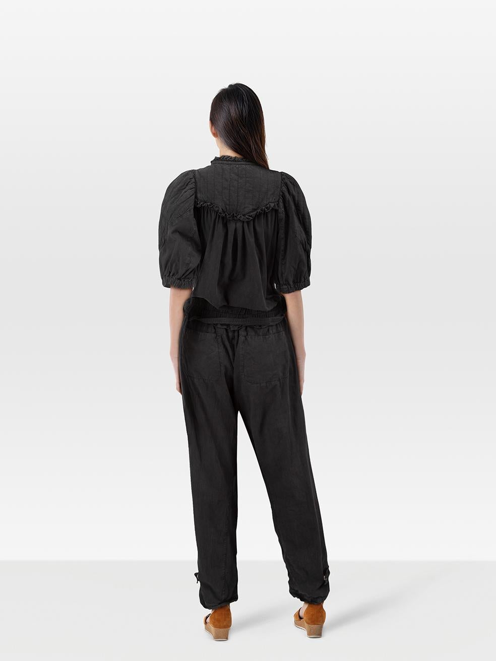 CONDITION is Very good. Minimal wear to the jumpsuit is evident. Discolouration under both armpits on the inner side. Scratching to the popper covers on both ankles on this used Sea New York designer resale item. Discolouration may need gentle hand
