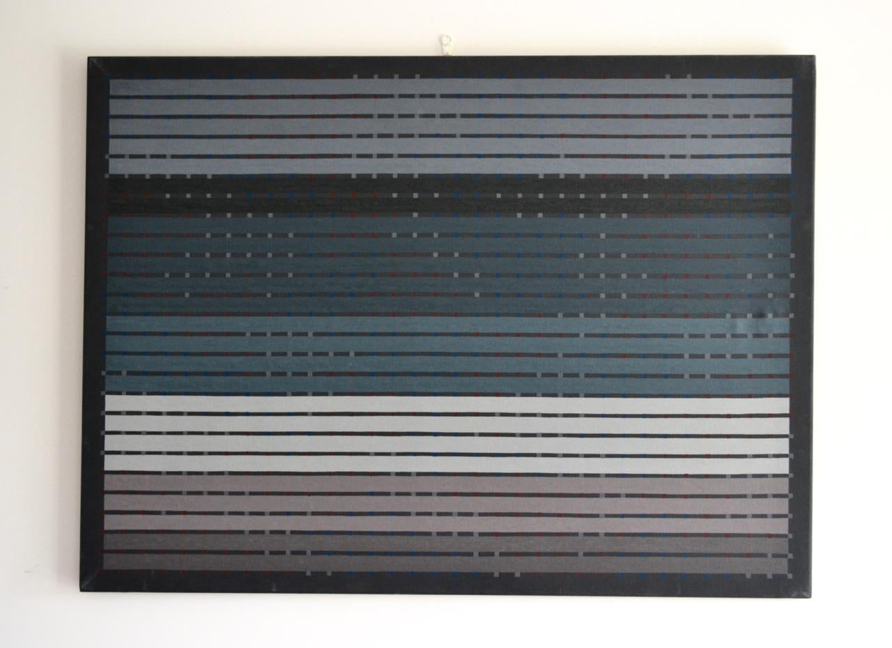 Superb abstract from this very talented British artist. Unframed

Measures: 34