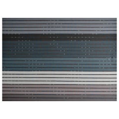 Sea/Night Nuit, Contemporary Abstract Oil Painting