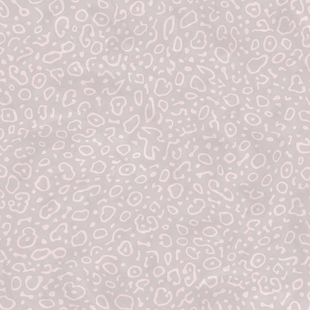 Sea Ray Designer Wallpaper in Moonbeam 'Pale Pink and Light Grey' For Sale