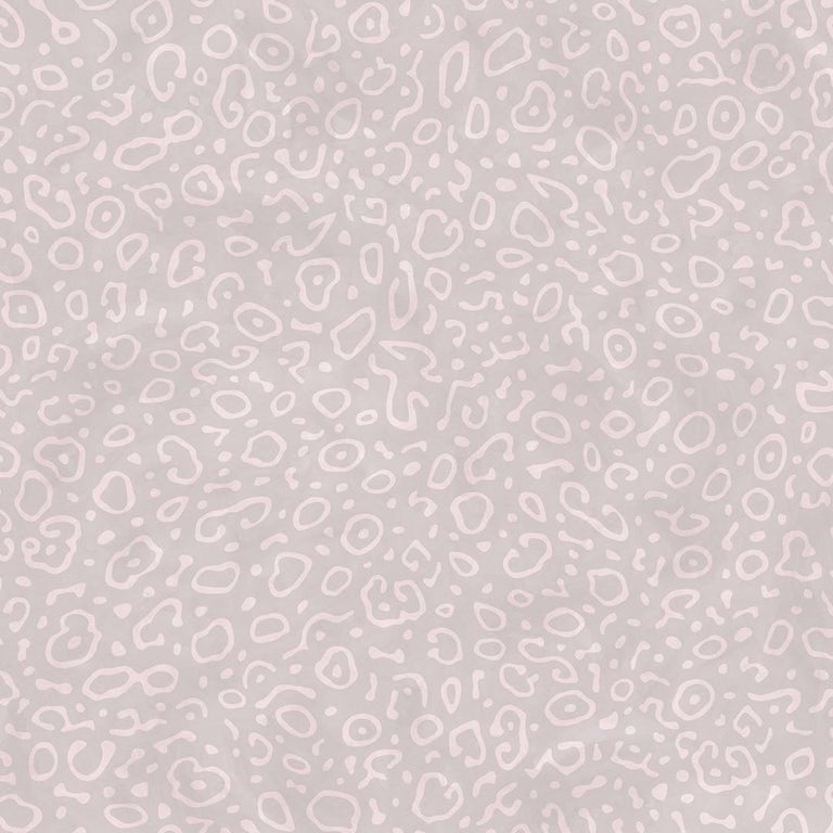 Sea Ray Designer Wallpaper In Moonbeam Pale Pink And Light Grey
