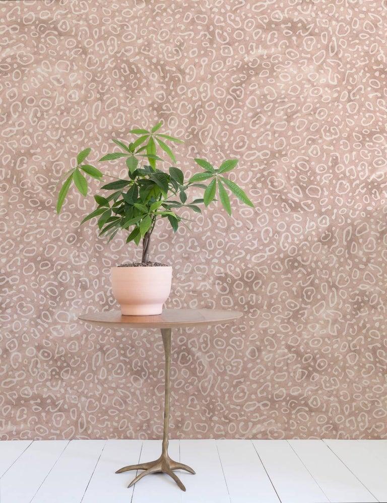 Sea Ray Designer Wallpaper in Rosewood 'Cream and Pinkish-Neutral' In New Condition For Sale In Brooklyn, NY