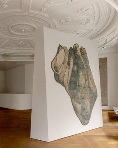 Tapis 'Sea Reverie' fait main par Linie Design, Watertopia, 235 cm, laine et soie