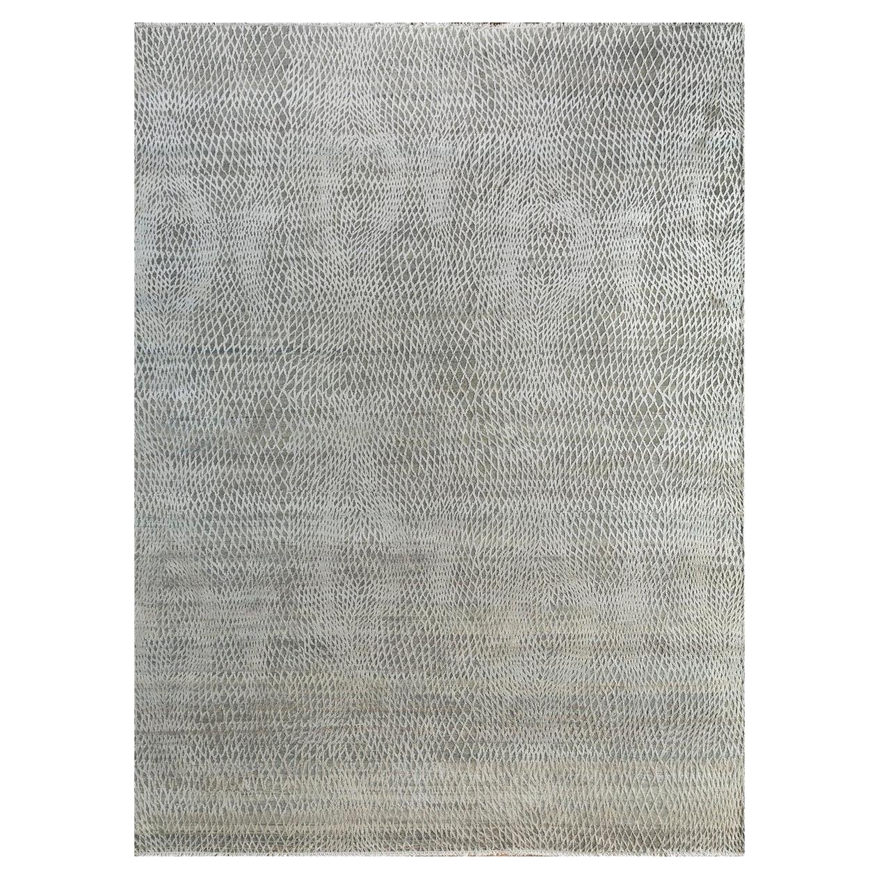 Sea Rug by Rural Weavers, Knotted, Wool, 270x360cm