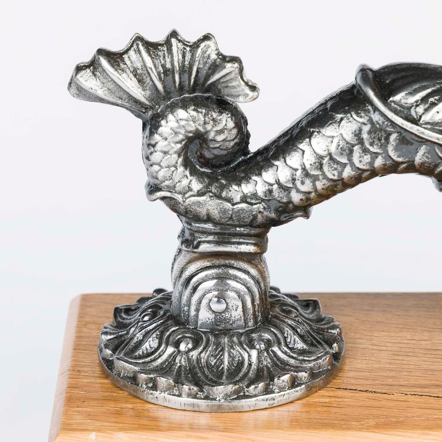 Sea serpent door knocker by Archibald Kenrick & Sons For Sale 5