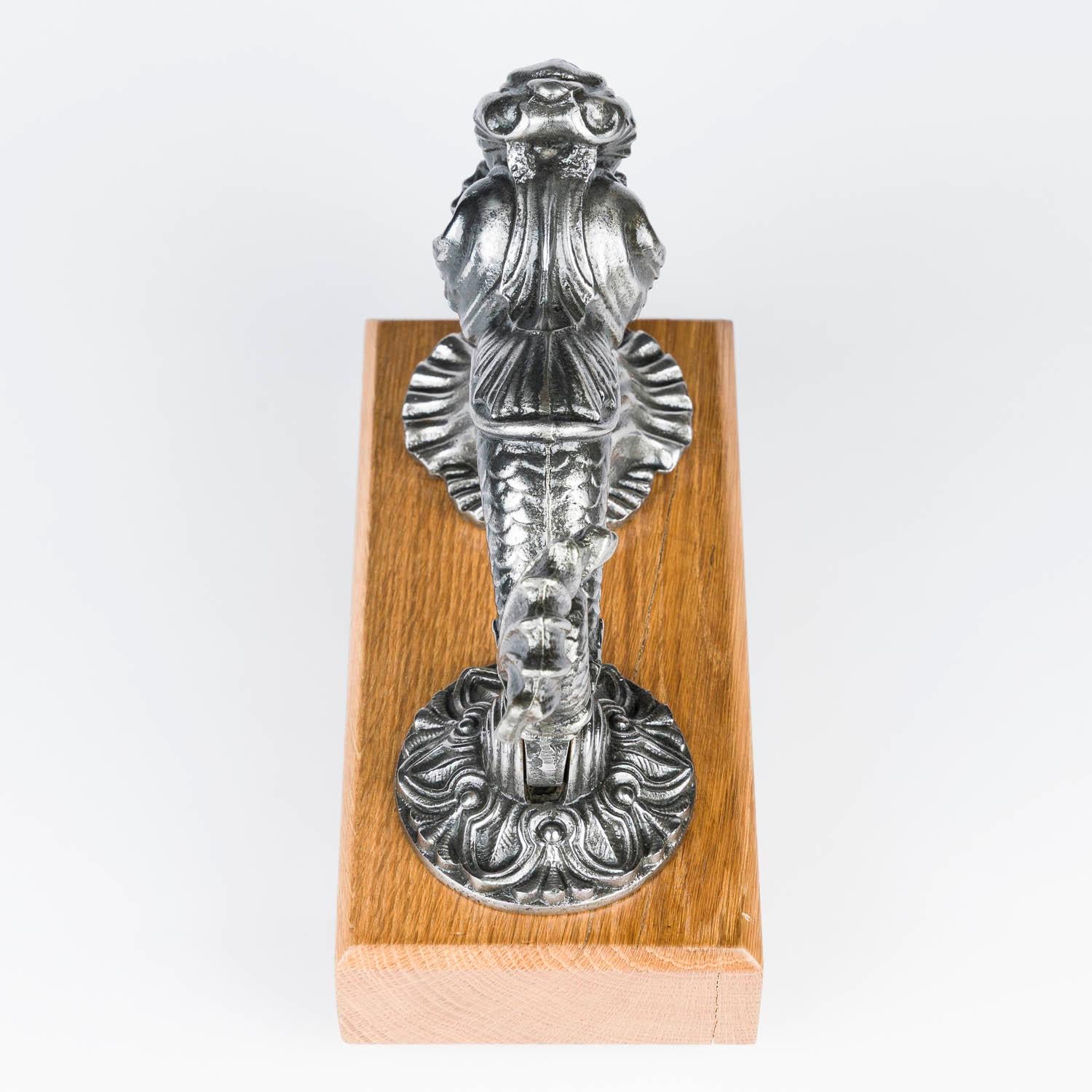 Sea serpent door knocker by Archibald Kenrick & Sons For Sale 8