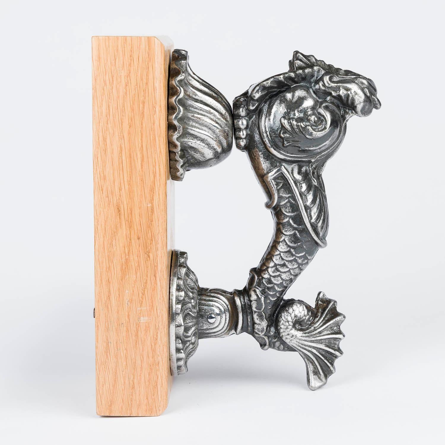 Sea serpent door knocker by Archibald Kenrick & Sons For Sale 9