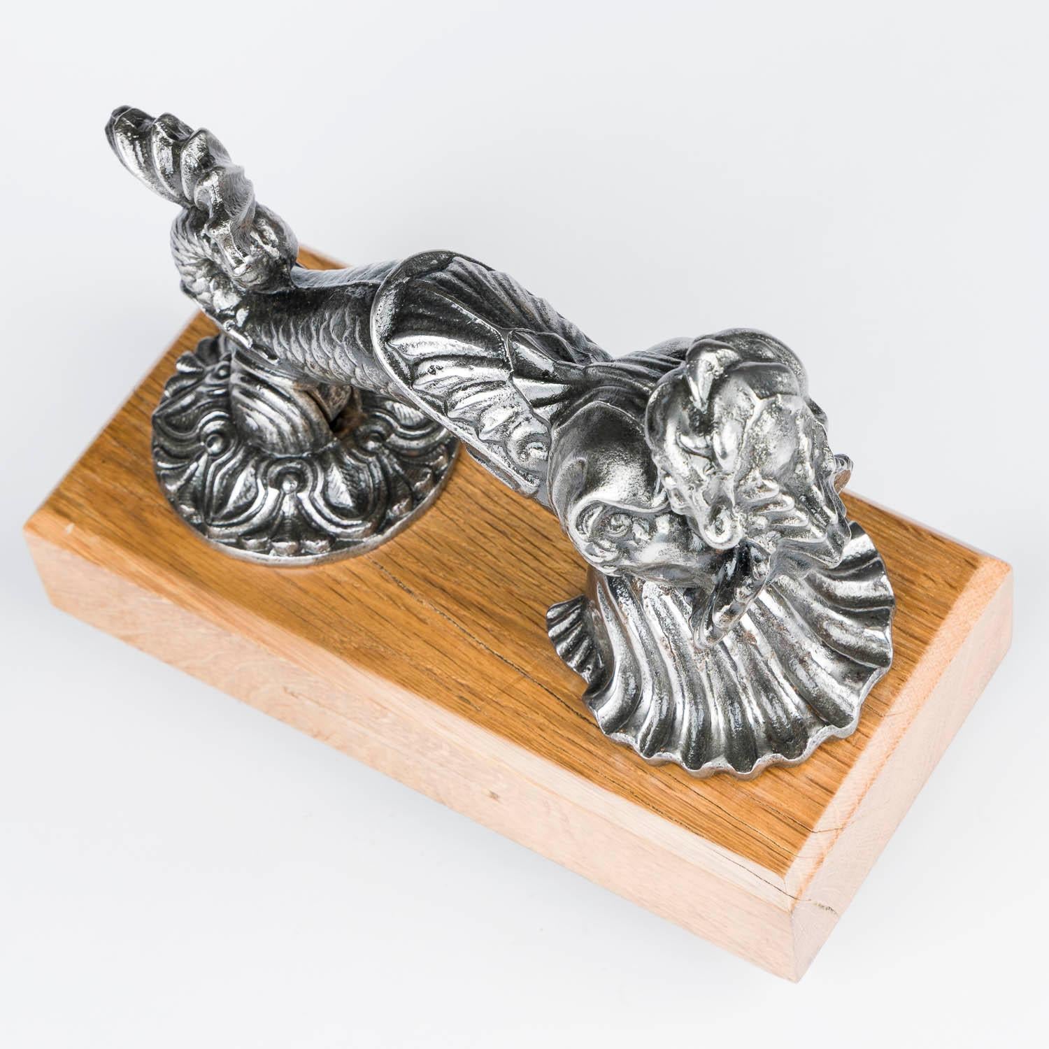 19th Century Sea serpent door knocker by Archibald Kenrick & Sons For Sale