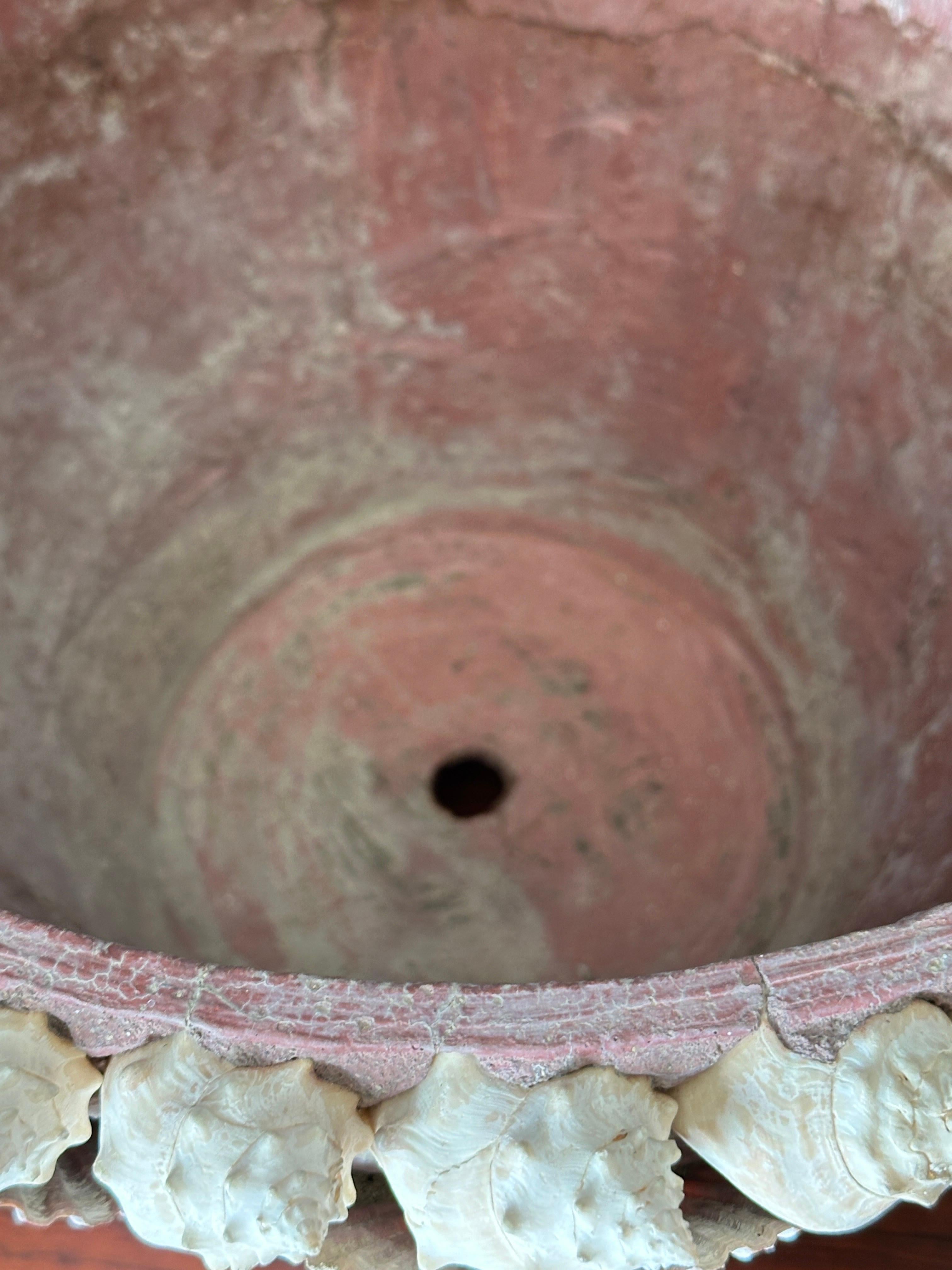 Sea Shell Covered Planter 3