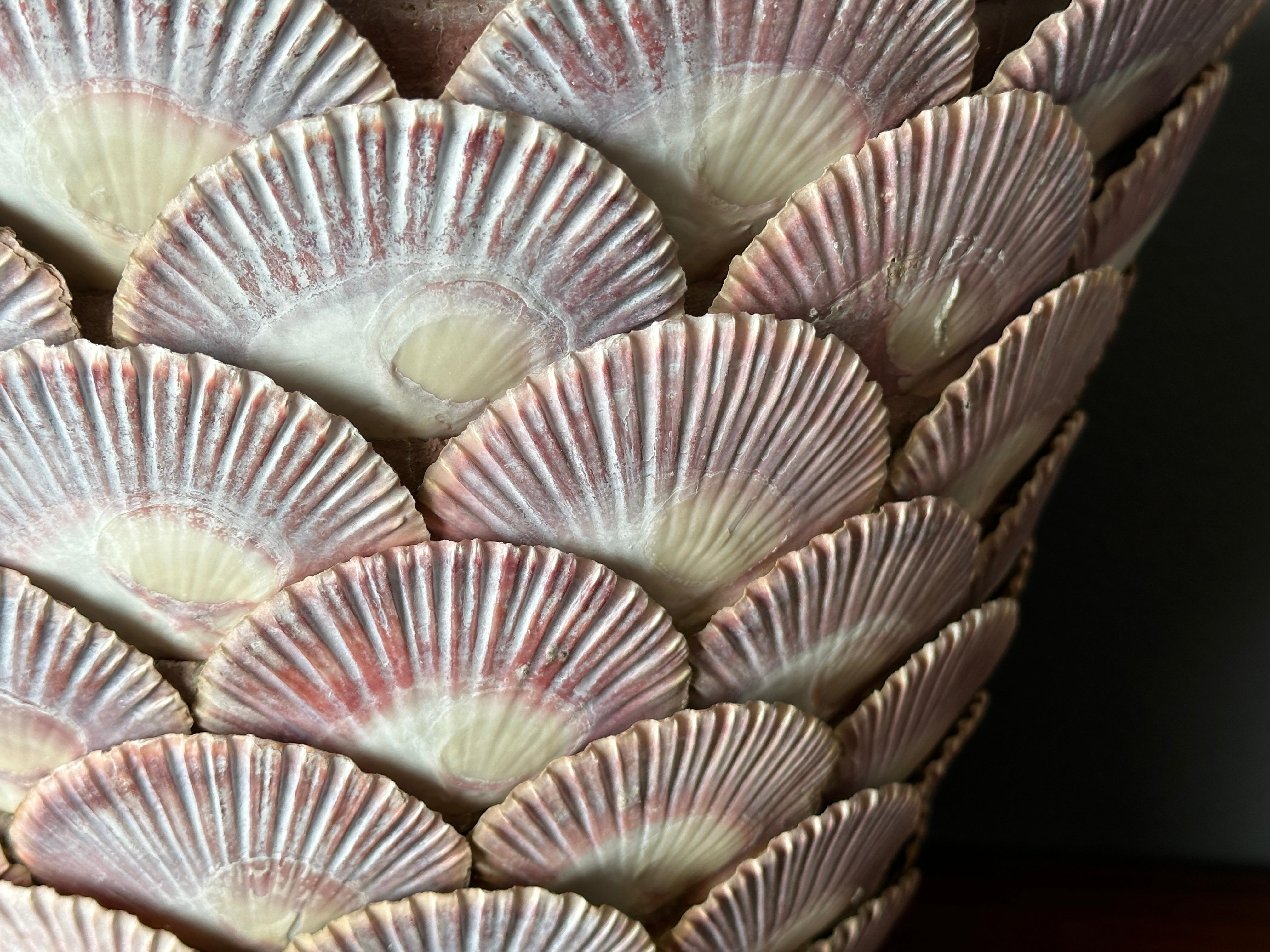 Sea Shell Covered Planter 2