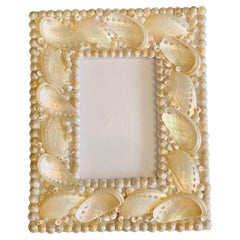 Sea Shell Encrusted Photo Frame