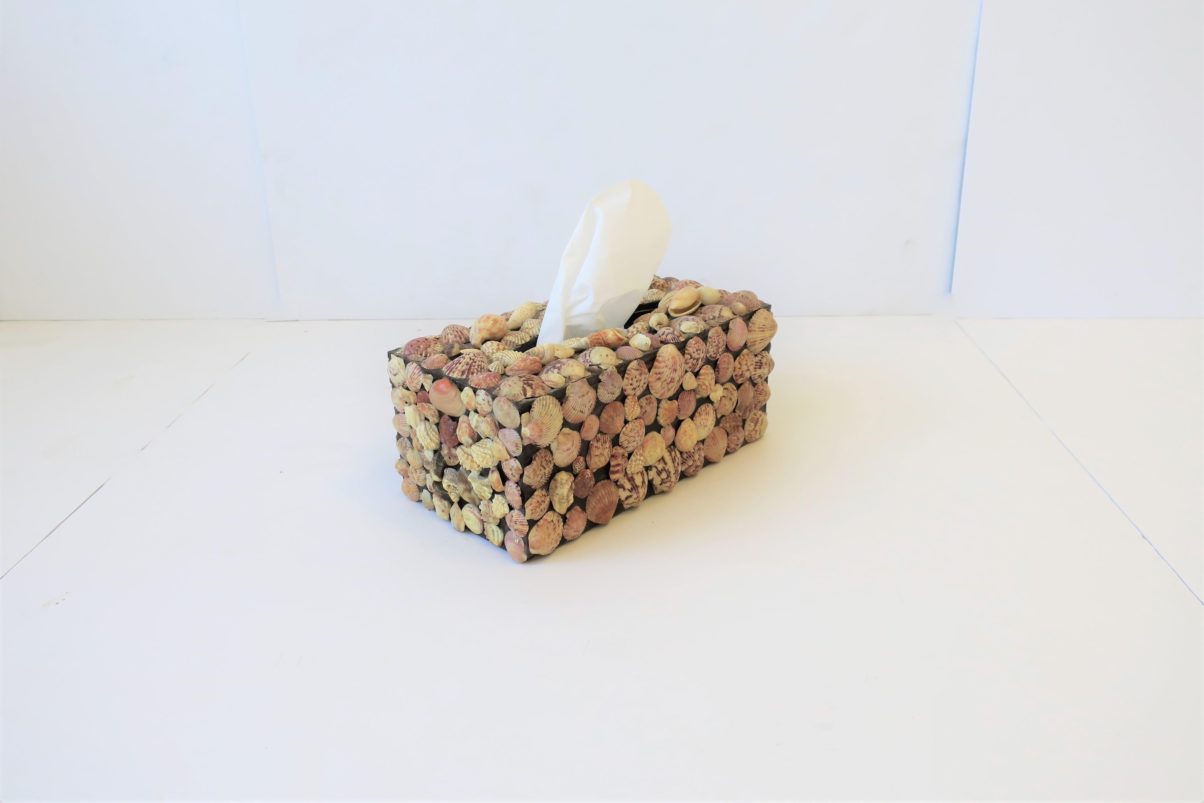 Seashell Tissue Holder Cover Box im Angebot 3