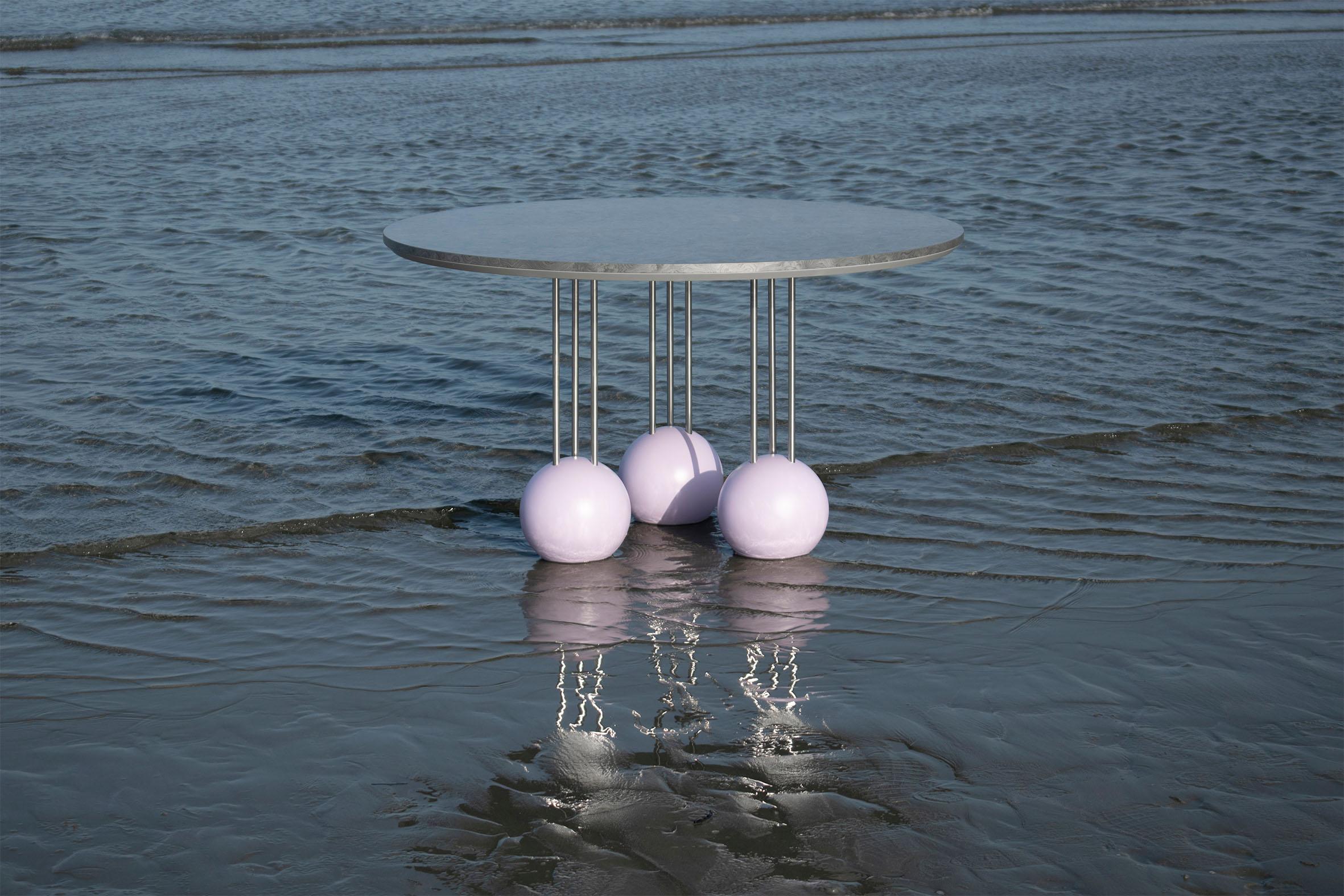 Post-Modern Sea Surface High Table by Studio Christinekalia For Sale
