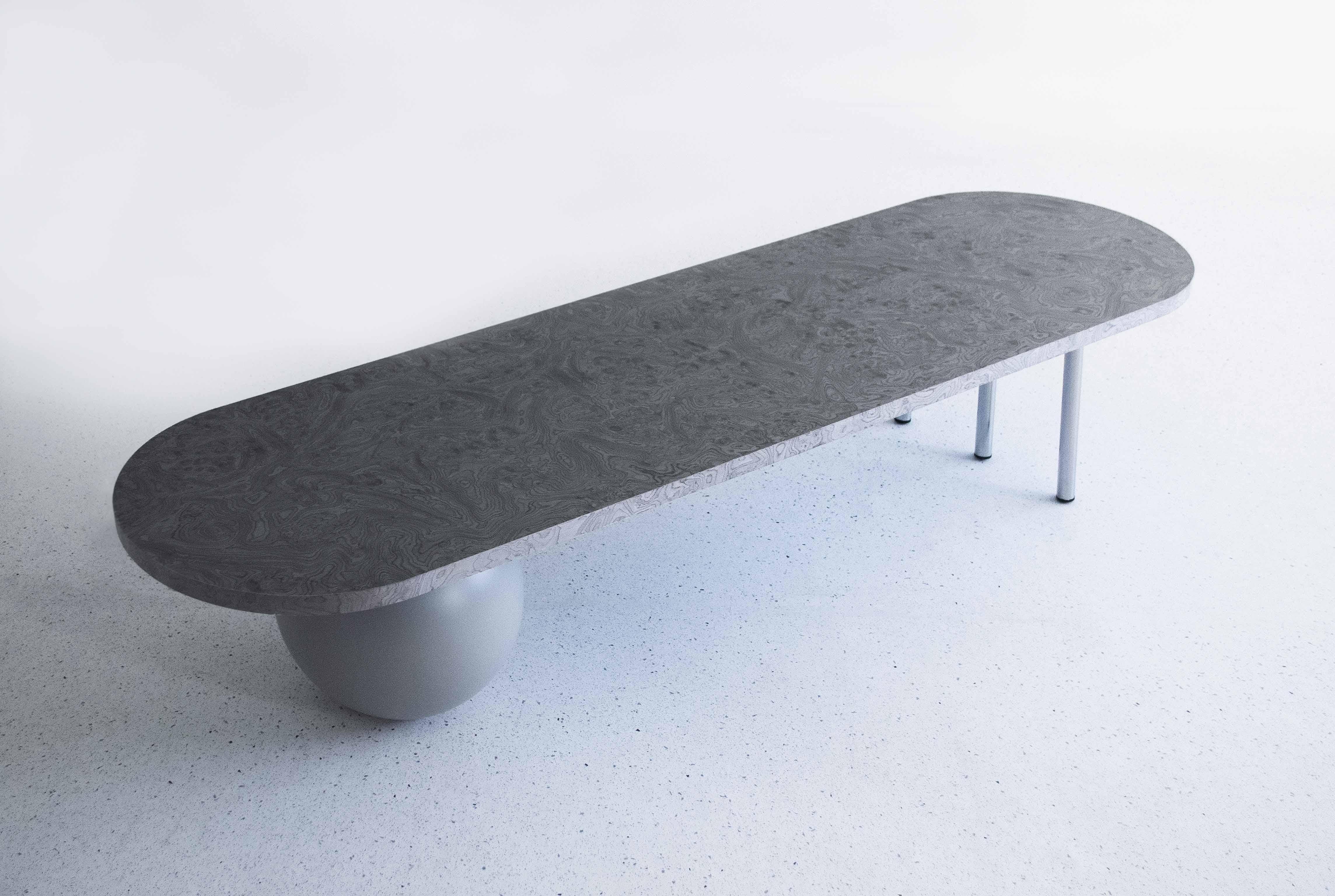 Contemporary Sea Surface Long Low Table by Studio Christinekalia For Sale