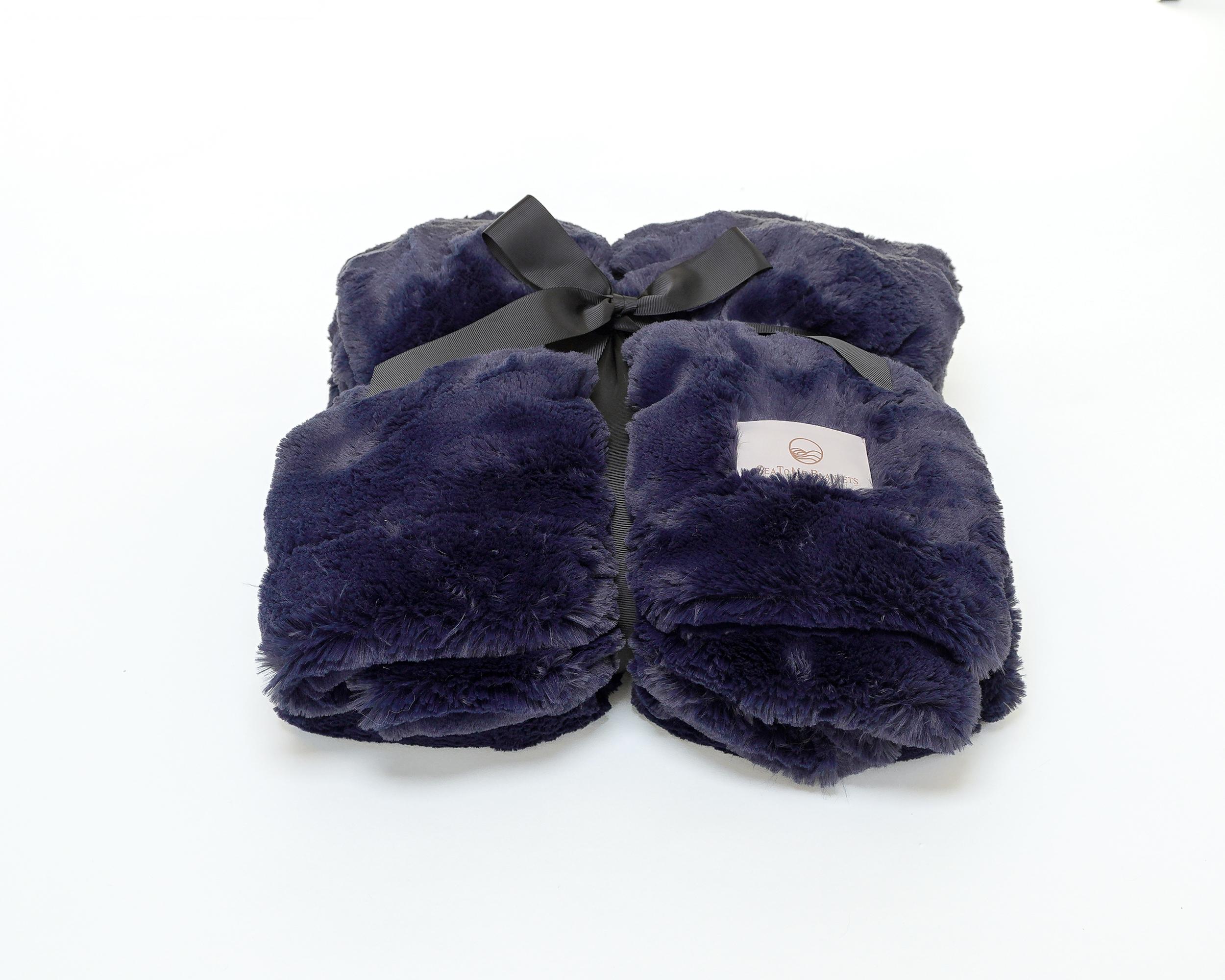 Americano Coperta Carmel Cuddle per tutte le stagioni di Sea to Me in blu navy in vendita
