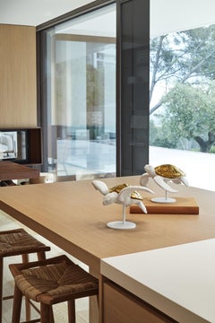 Escultura Tortuga Marina II 'Blanco-cobre