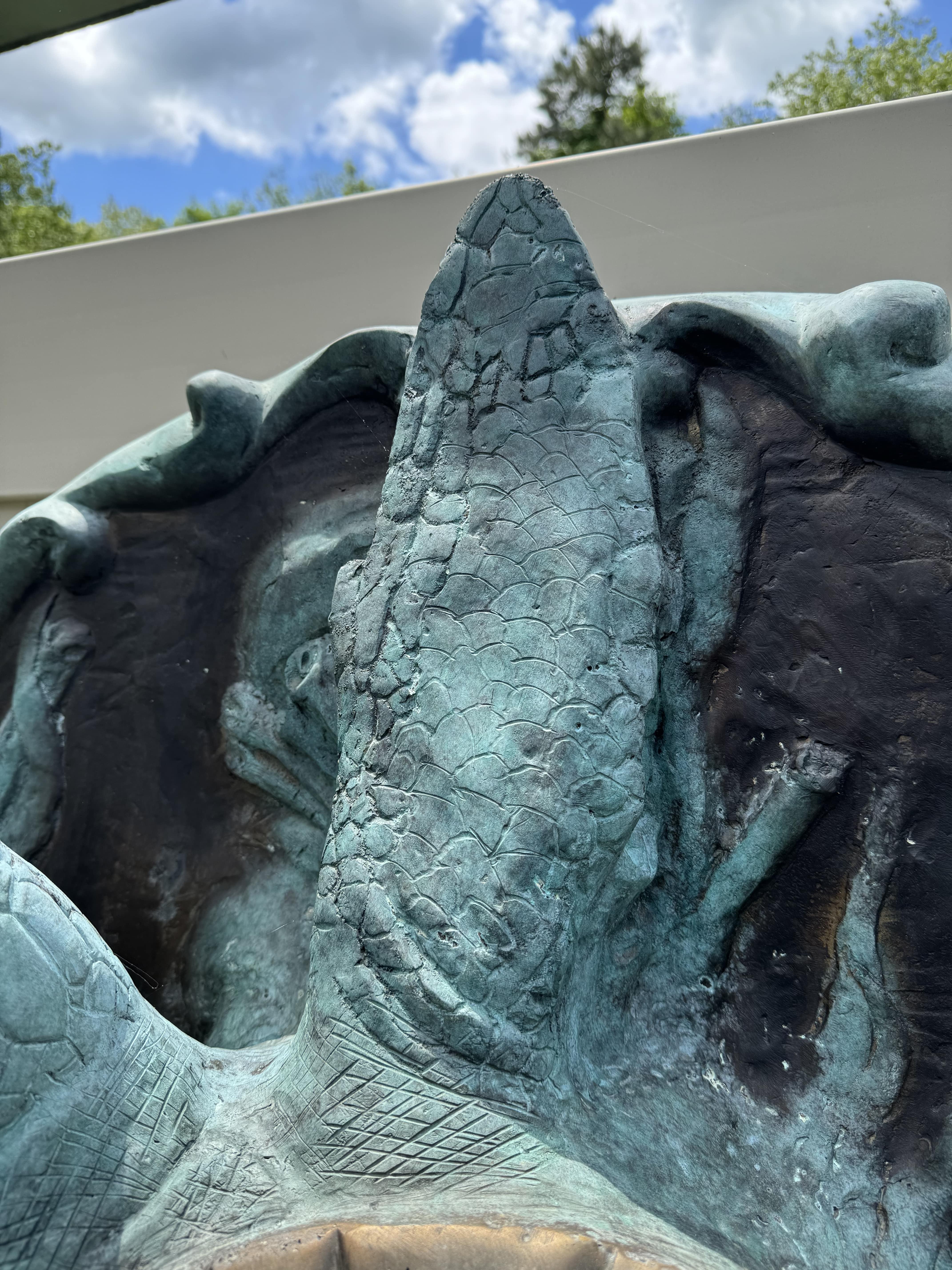 Fontaine murale sur pied en forme de tortue de mer en vente 5
