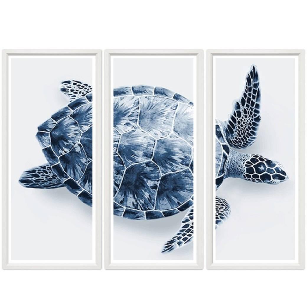 Sea Turtle Triptych For Sale