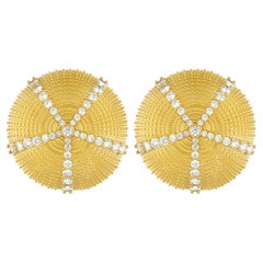 Sea Urchin Earrings - Clear