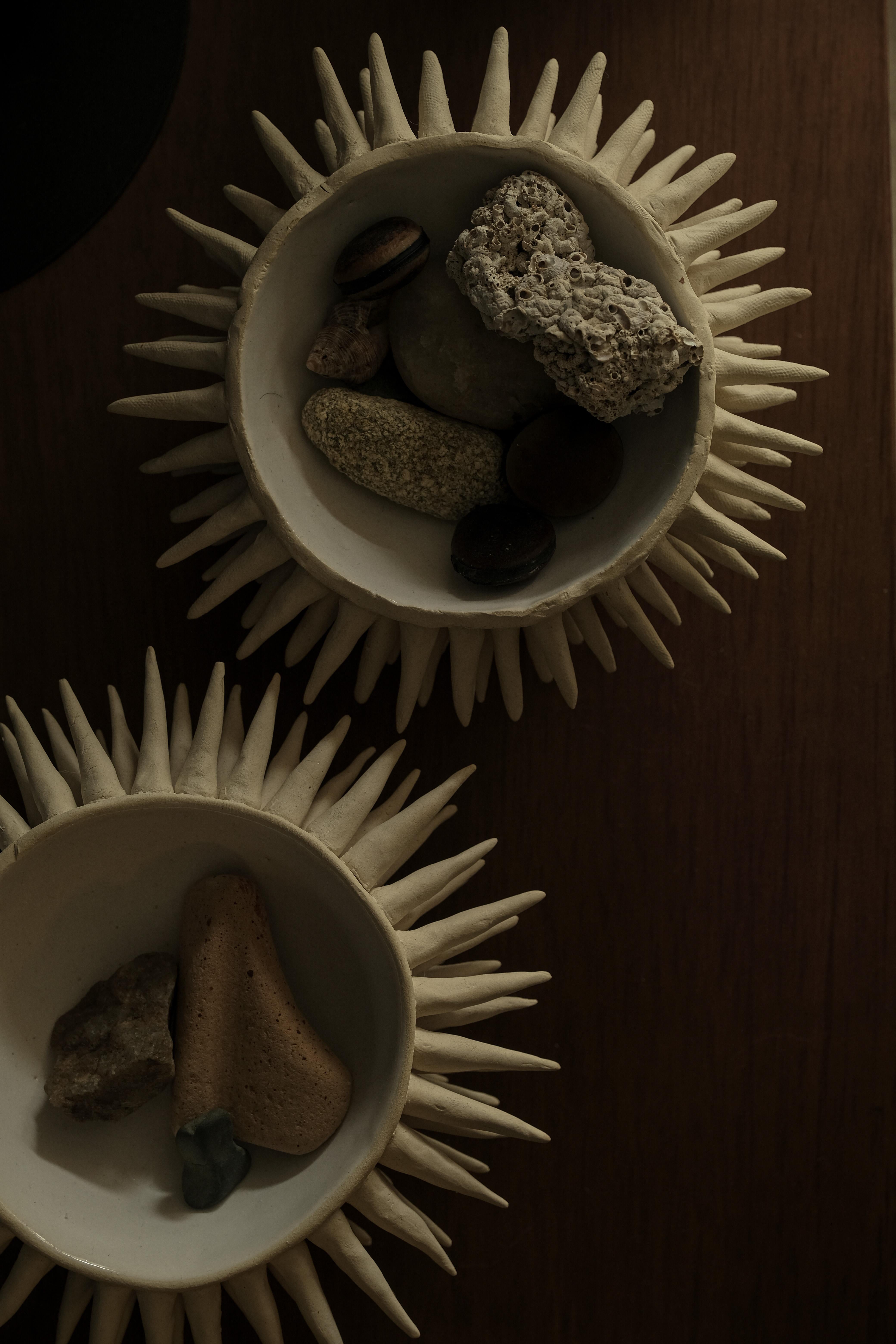 ceramic sculpture sea urchin N.1 - Grimpa Partnership  For Sale 1
