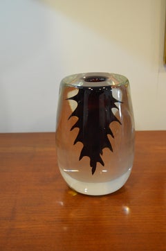 Sea Urchin Vase in Eco-Crystal by Nelson Figueiredo for BF Glass Studio