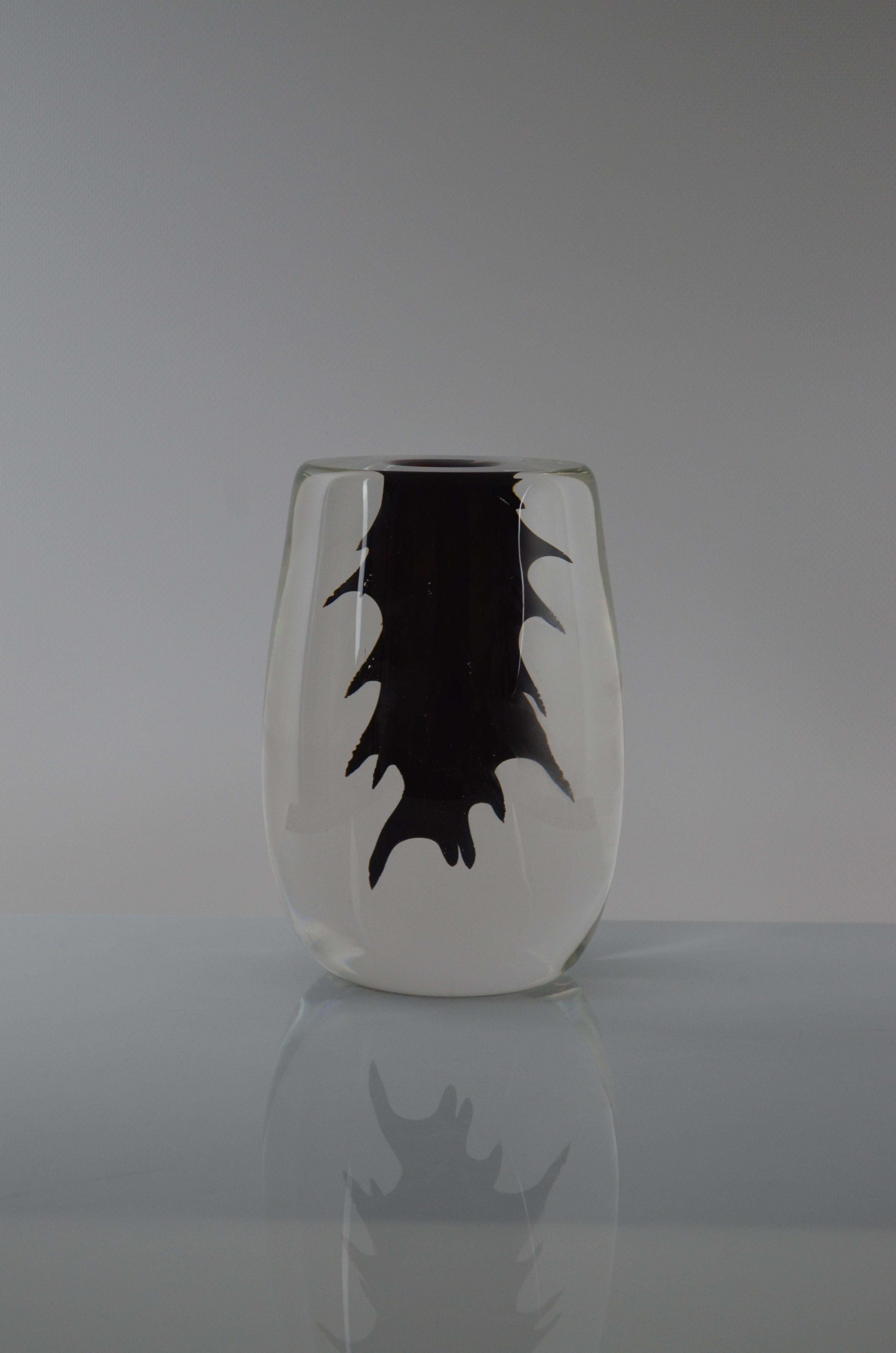 Seeigelvase aus Eco-Kristall von Nelson Figueiredo für BF Glass Studio (Portugiesisch) im Angebot