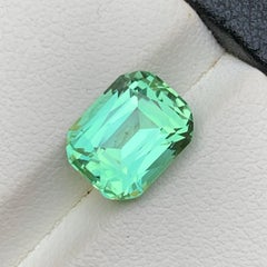 Greene & Greene Greene Tourmaline Naturelle 3.82 Carat Cushion Cut Gemstone pour bague
