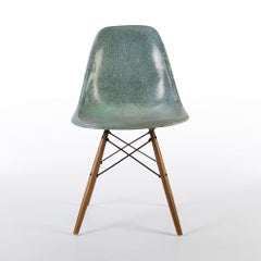 Seafoam Herman Miller Eames DSW Dining Side Shell Chair