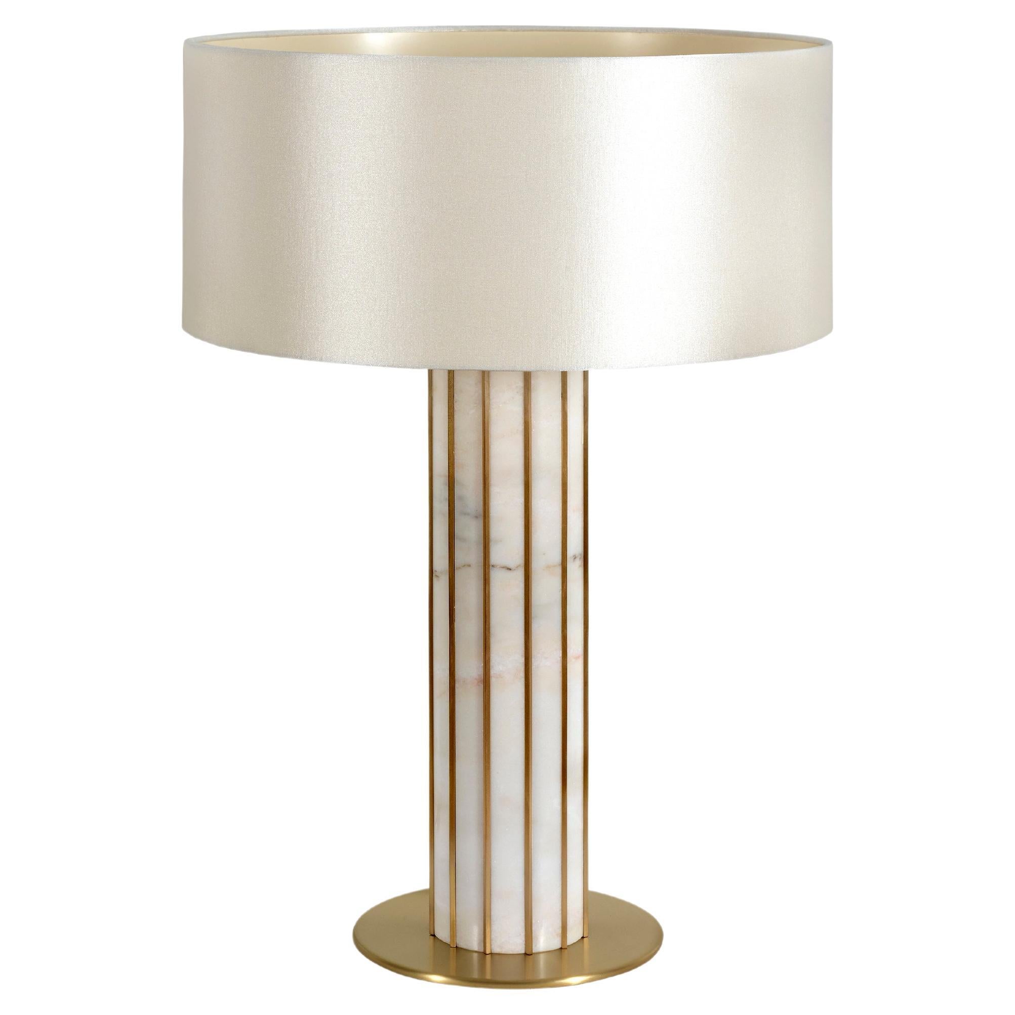 Seagram Estremoz Marble Table Lamp by InsidherLand For Sale