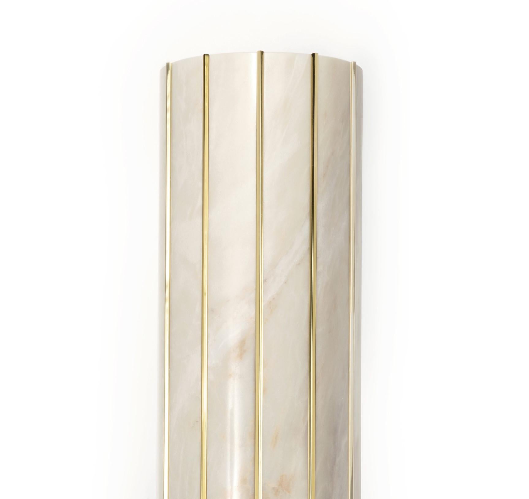 Post-Modern Seagram Estremoz Marble Wall Lamp by InsidherLand For Sale
