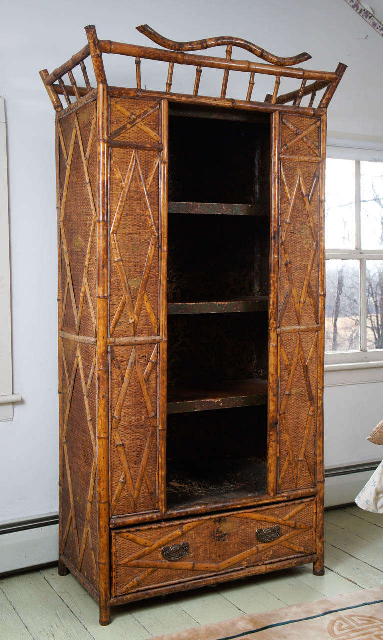 armoire with shelves