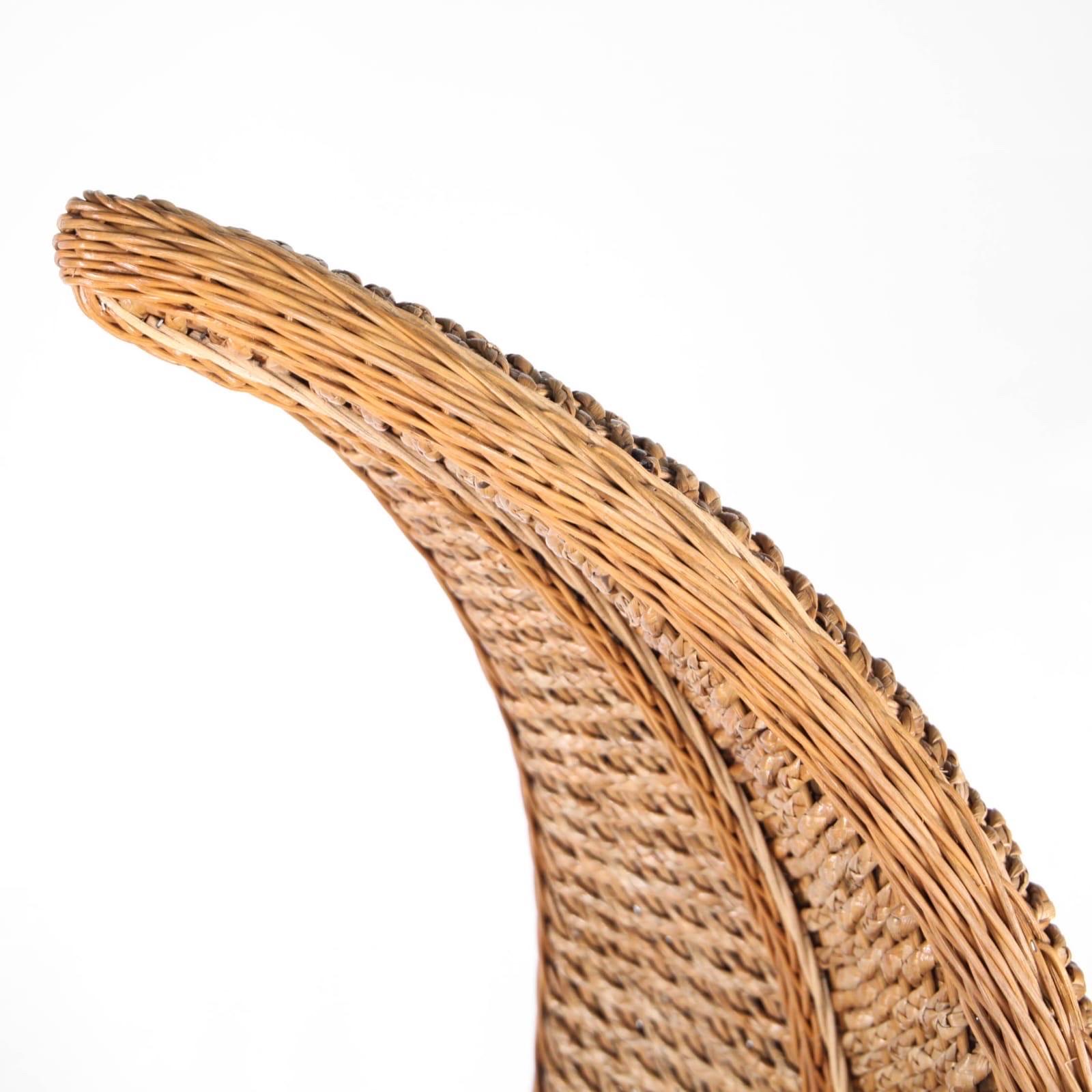 Sessel aus Seegras im Angebot 1