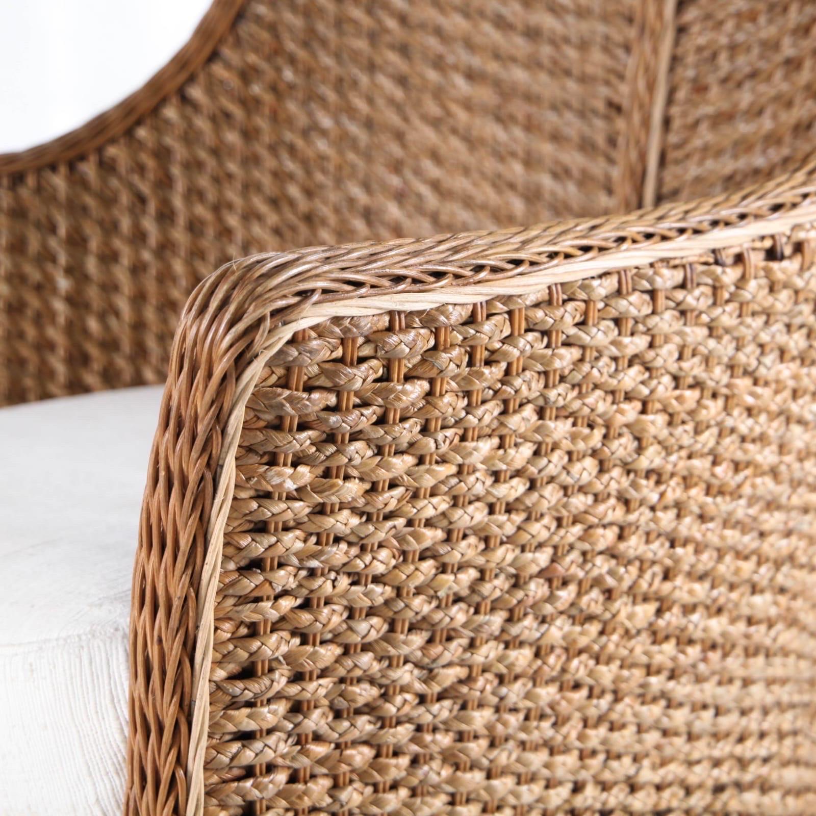 Sessel aus Seegras im Angebot 3