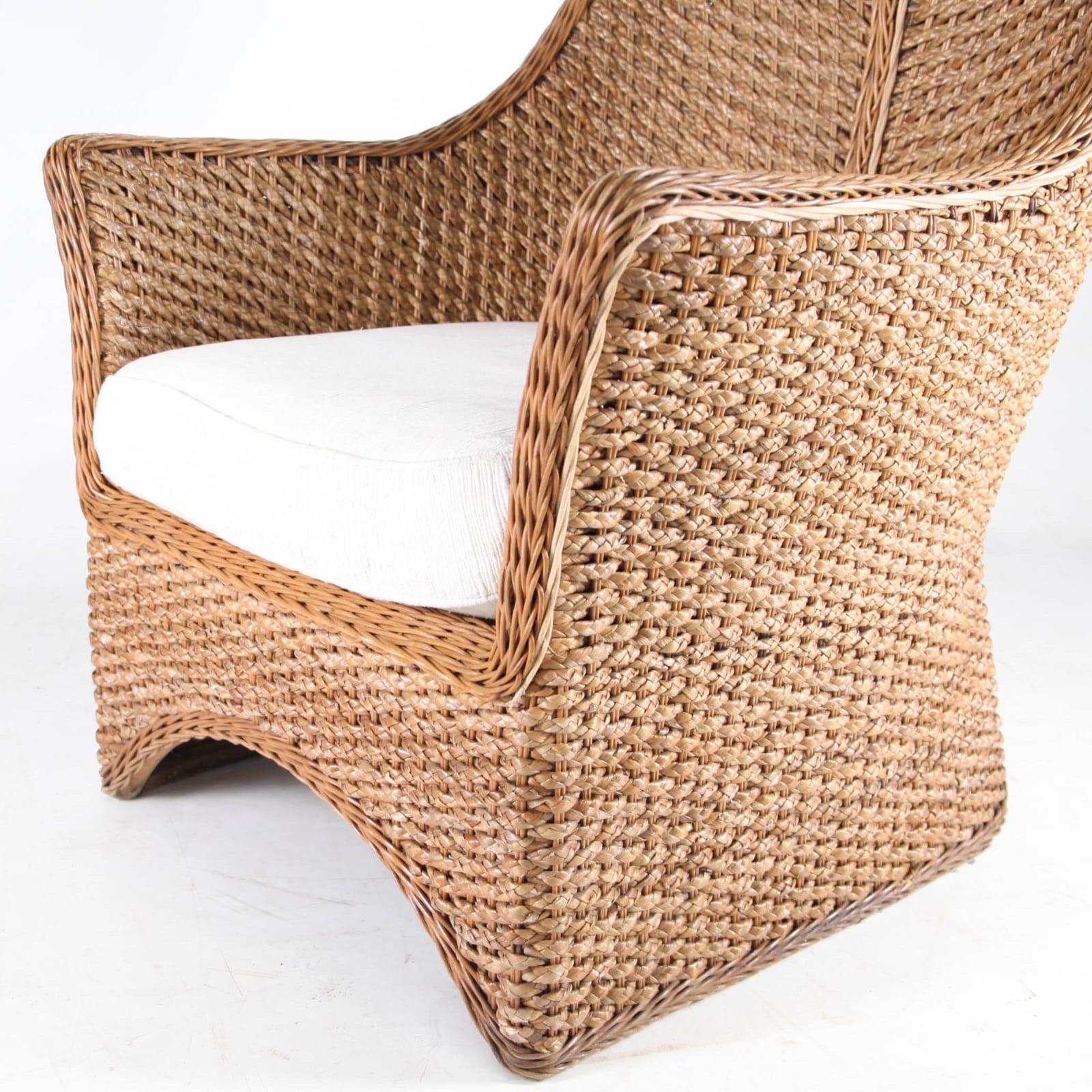 Sessel aus Seegras im Angebot 4