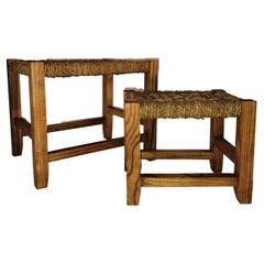 Seagrass Footstool - Pair