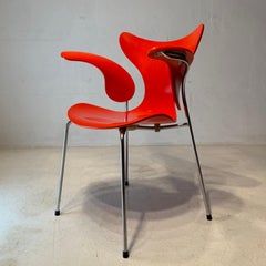 Seagull armrest chair 3208 by Arne Jacobsen for Fritz Hansen, Denmark 1972.