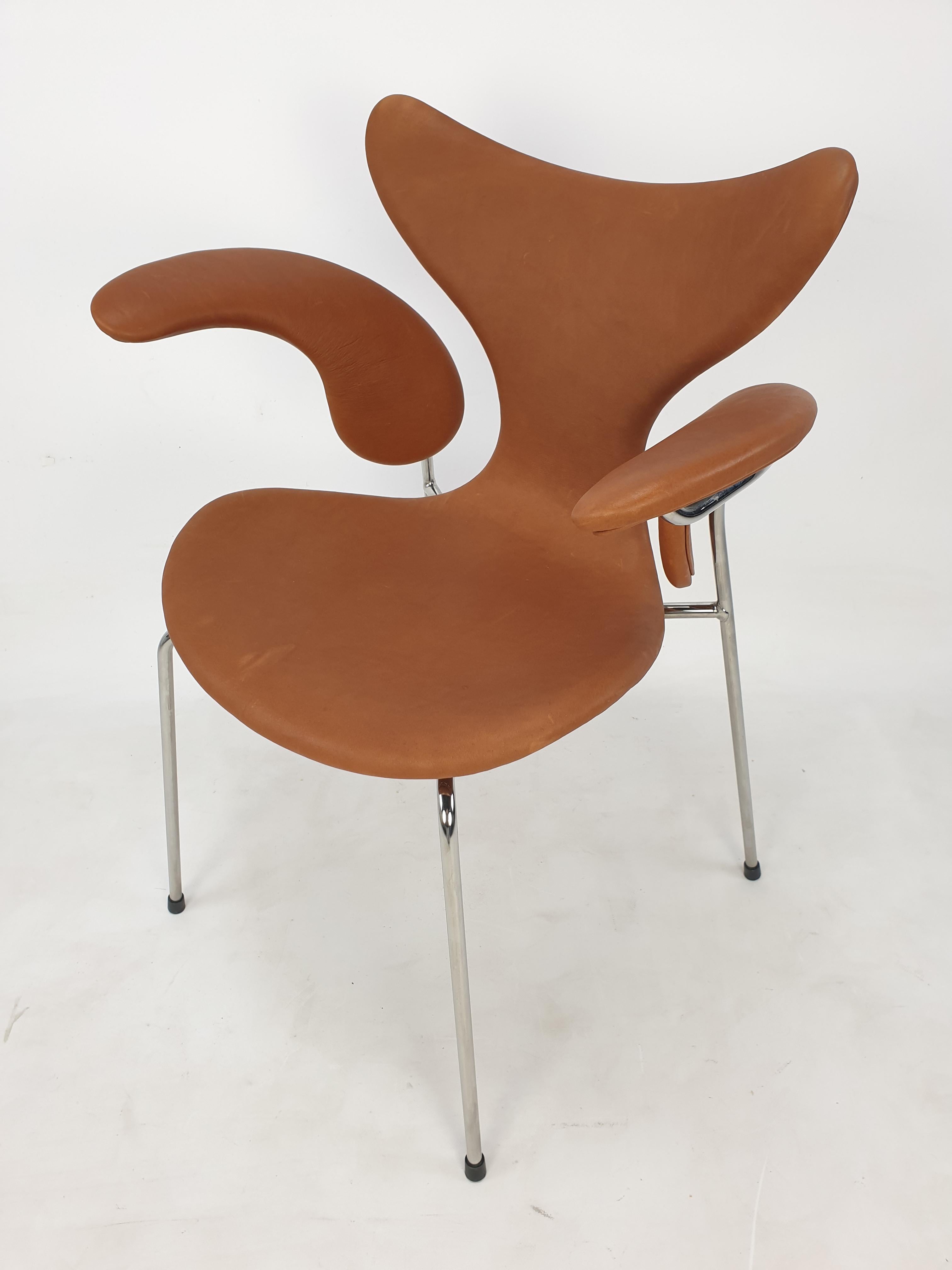 Mid-Century Modern Chaise mouette d'Arne Jacobsen pour Fritz Hansen, années 1960 en vente