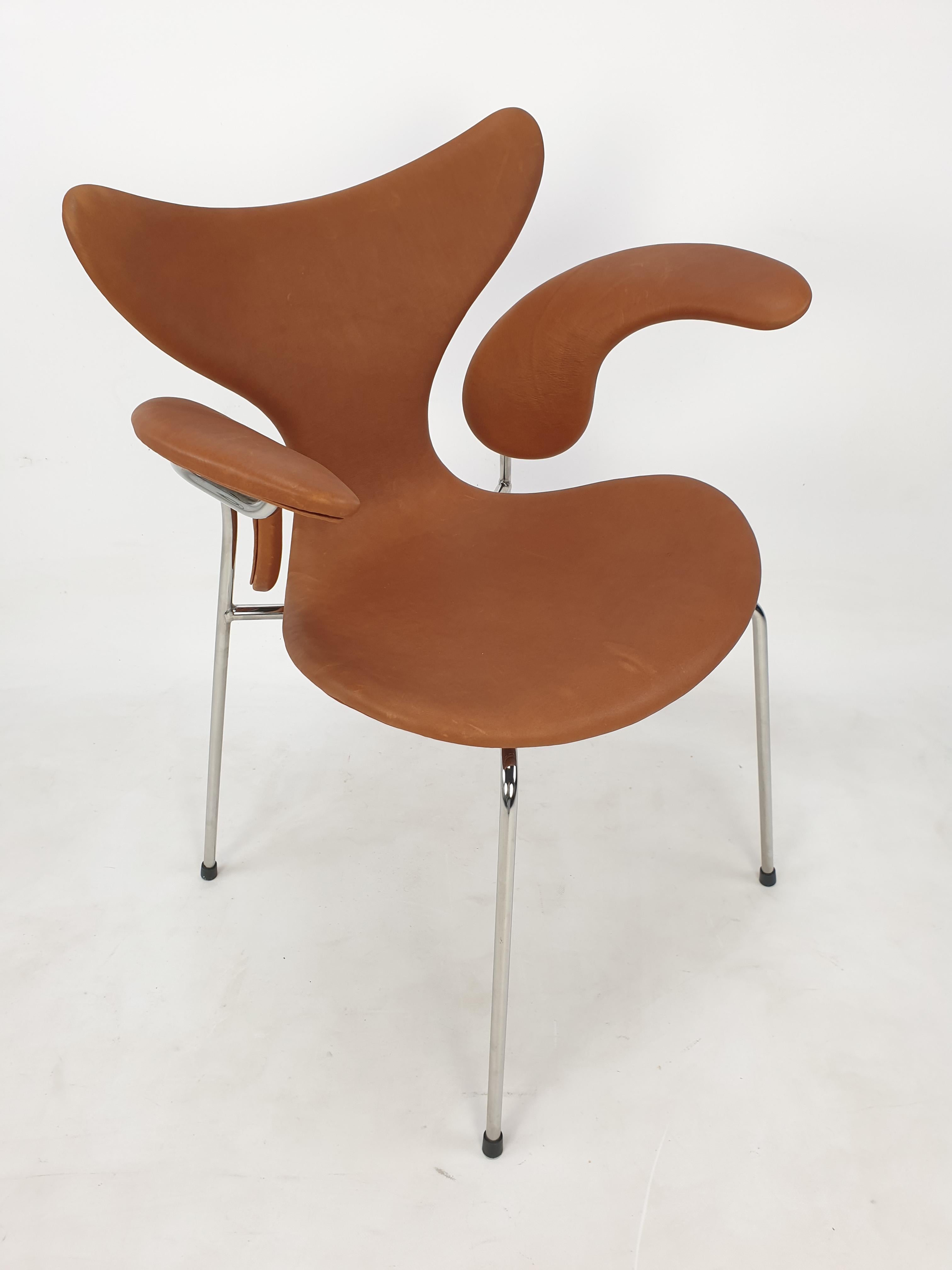 Mid-Century Modern Seagull Chair by Arne Jacobsen for Fritz Hansen, 1960s For Sale