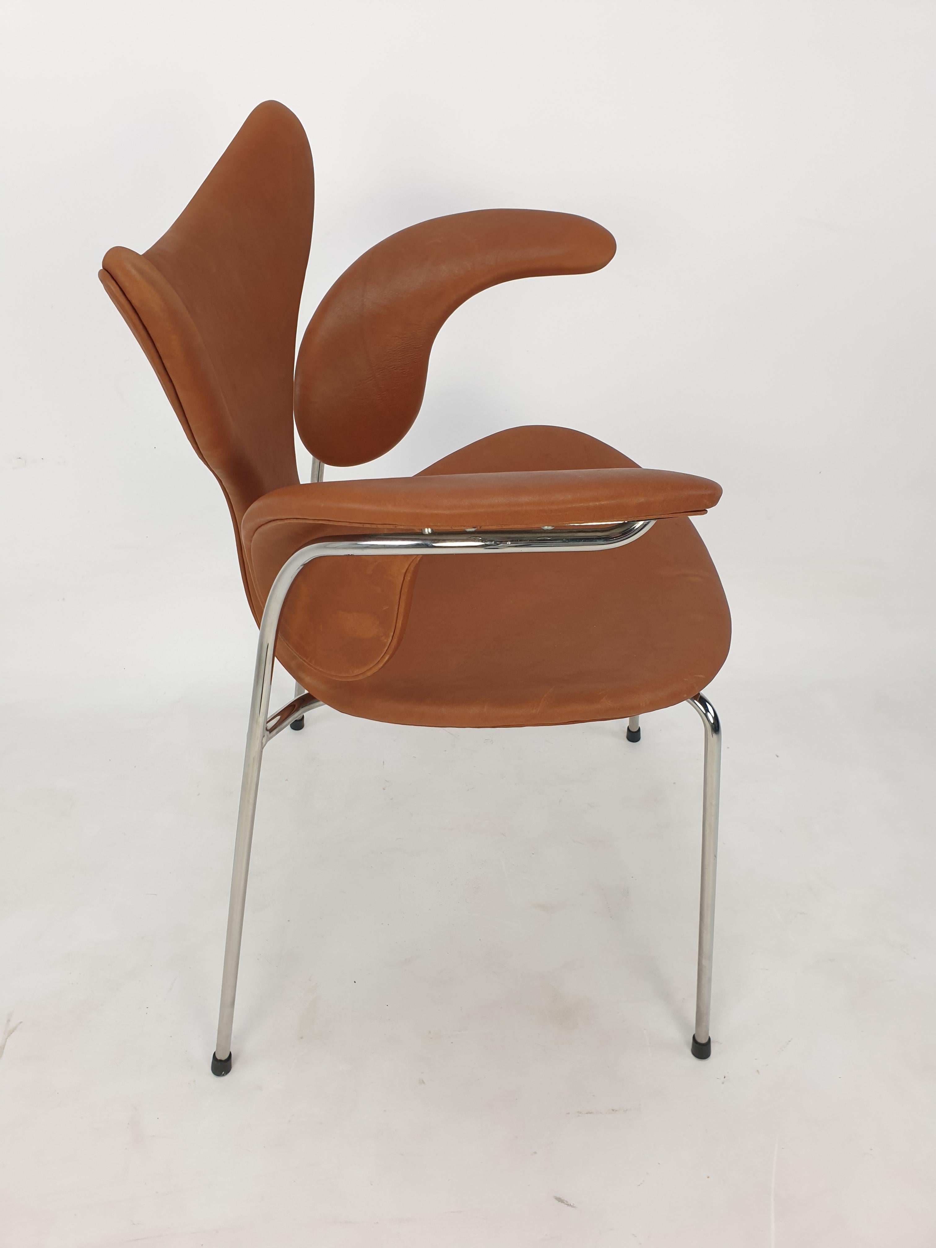 Seagull Chair by Arne Jacobsen for Fritz Hansen, 1960s In Excellent Condition For Sale In Oud Beijerland, NL