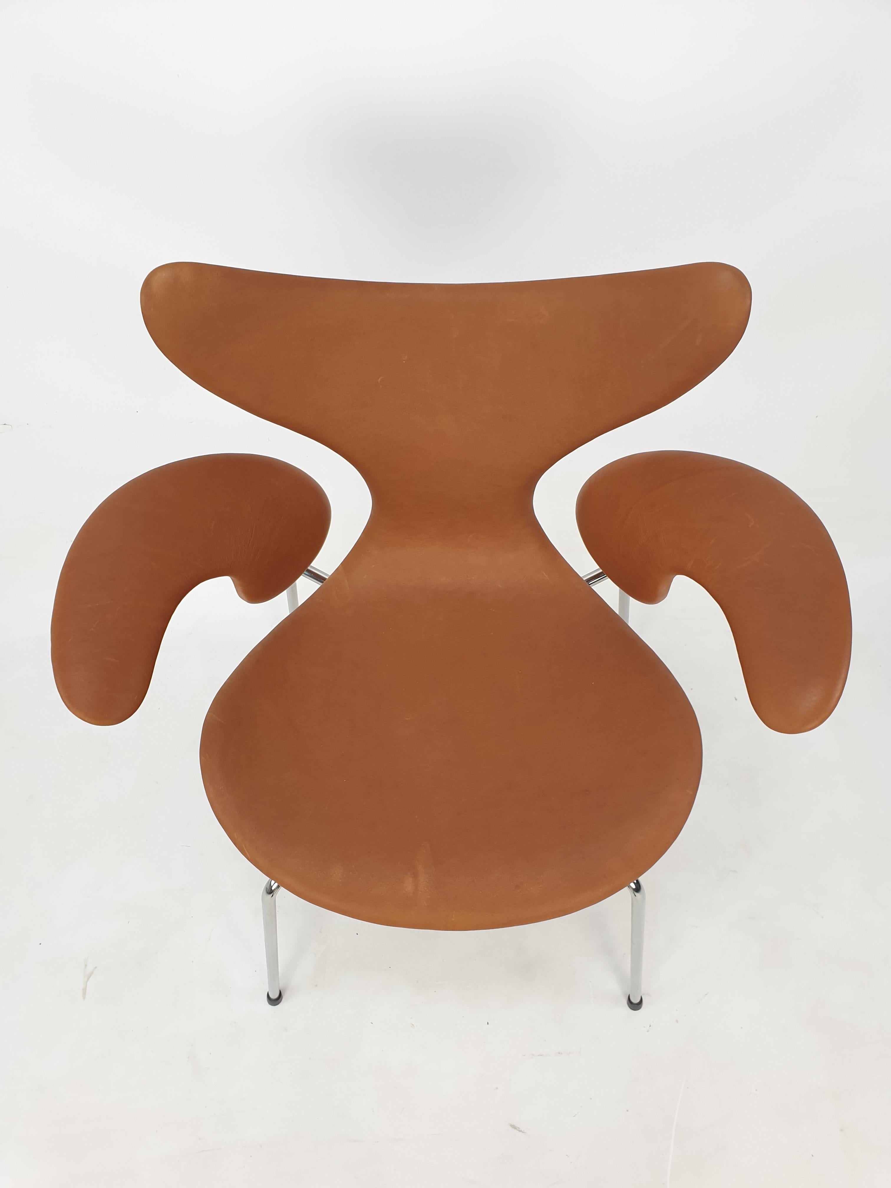 Metal Seagull Chair by Arne Jacobsen for Fritz Hansen, 1960s For Sale