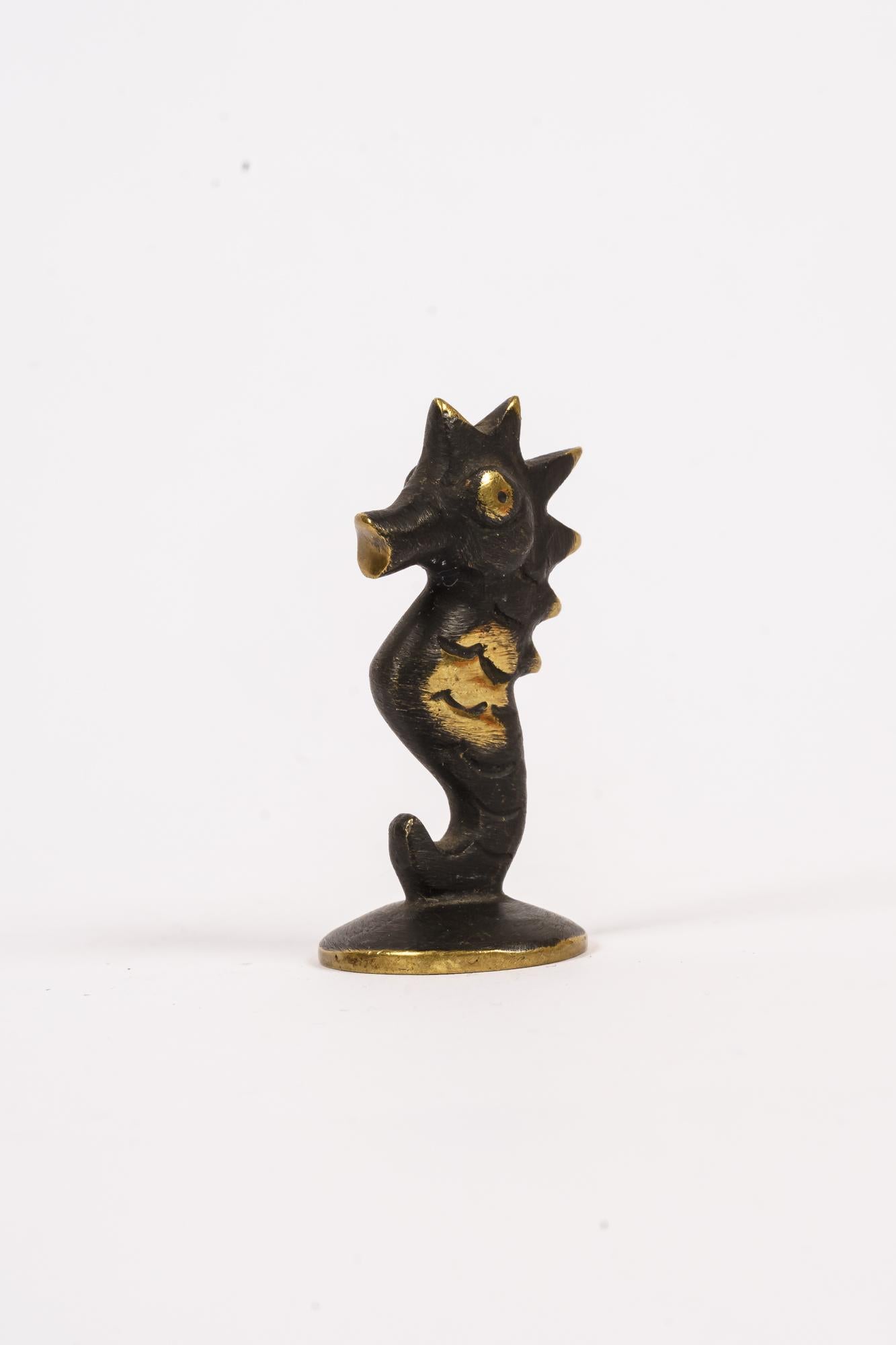 Mid-Century Modern Seahorse Figurine by Walter Bosse, circa 1950s For Sale