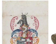 Seal and coat of arms design - 18th century