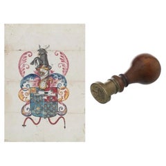 Seal and coat of arms design - 18th century