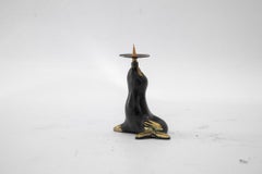 Seal candle holder figurine by walter bosse around 1950s
