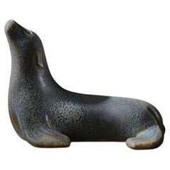 Seal Figurine in Ceramic by Gunnar Nylund
