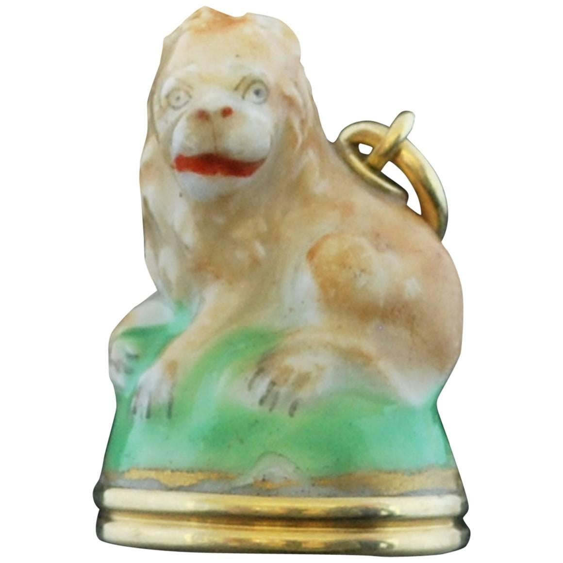 Seal in the Form of a Lion, Chelsea, circa 1755