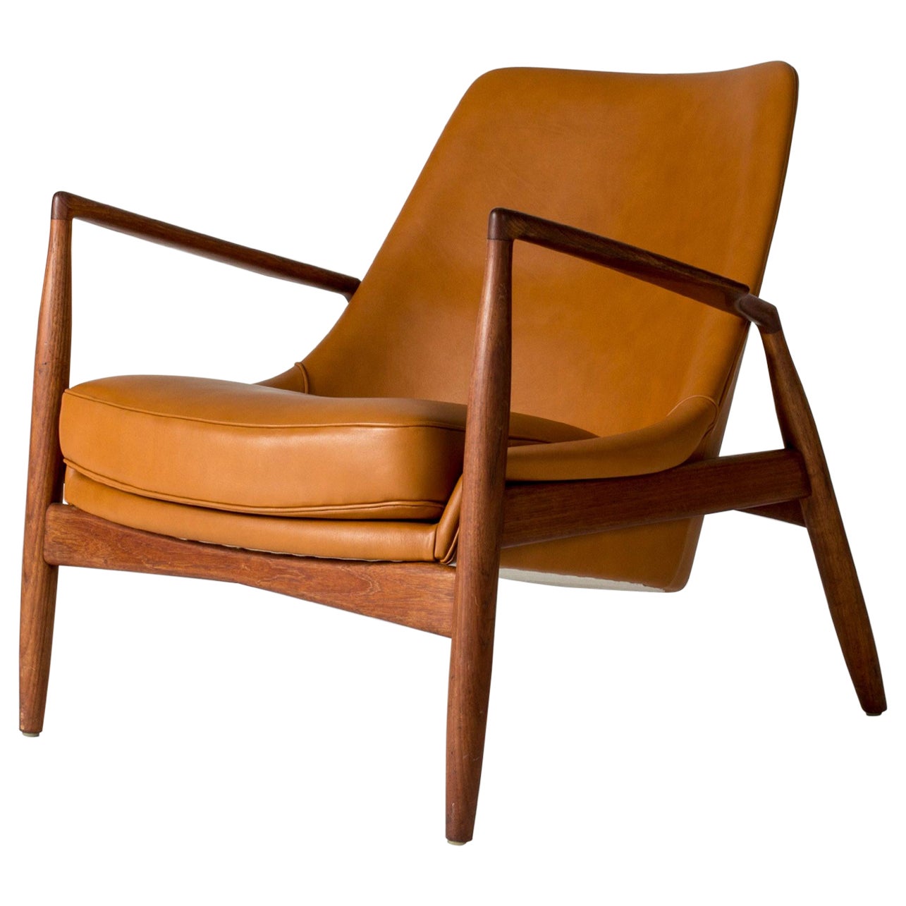 "Seal" Lounge Chair by Ib Kofod Larsen, Sweden, 1950s