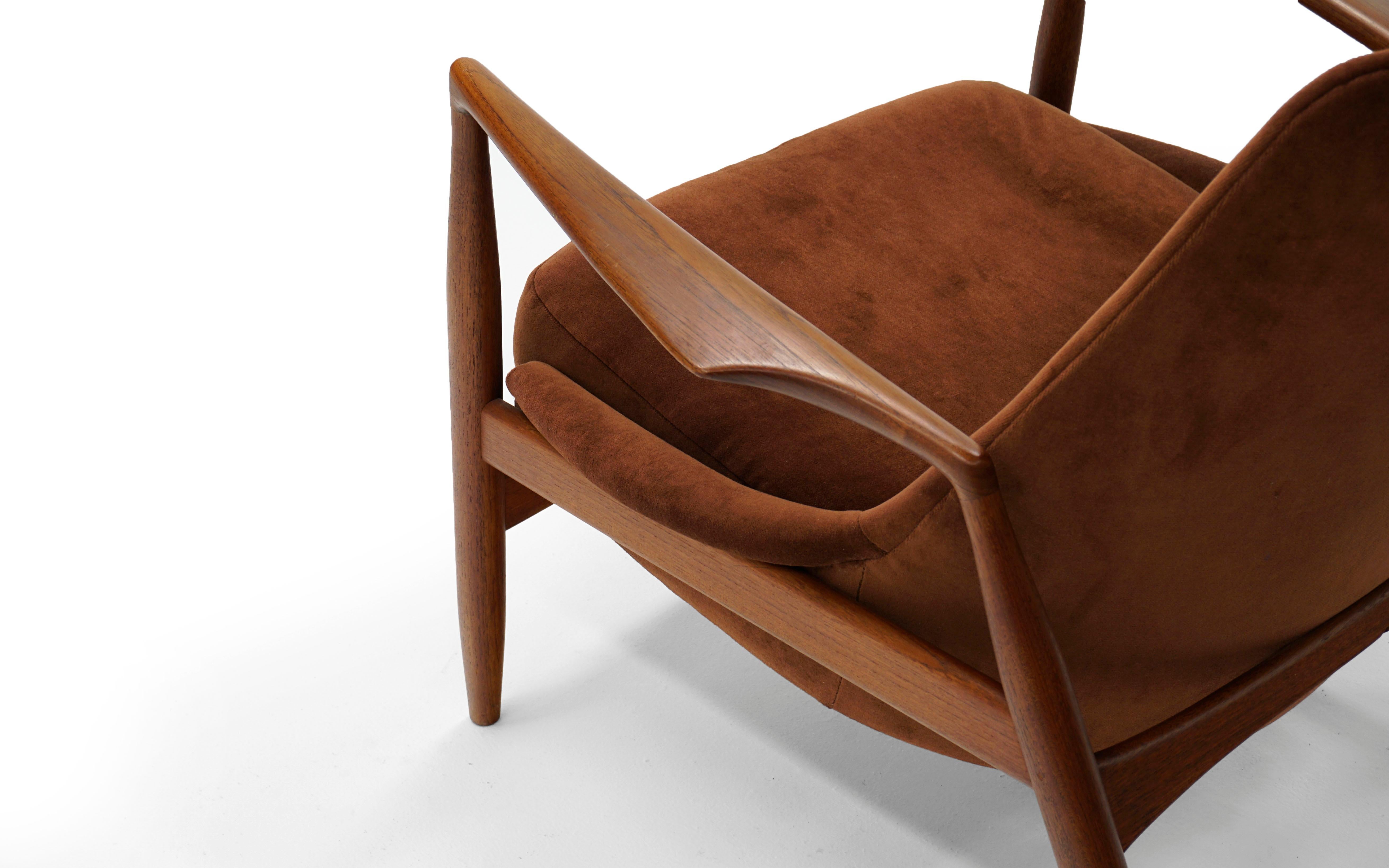 Mid-20th Century Seal / Salen Lounge Chair by Ib Kofod Larsen for OPE, Sweden, 1950s, Teak Frame